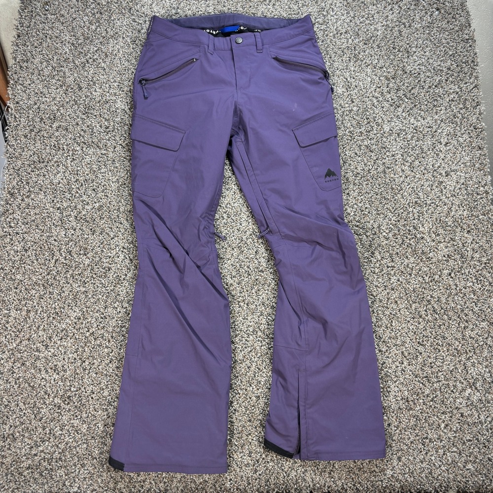Burton Gore-Tex Snowboard Pants Women's M Purple Gloria Ski Snow Winter Slopes